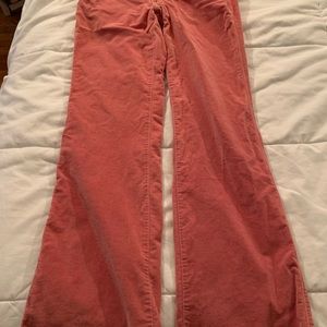 Pink velvet GAP jeans